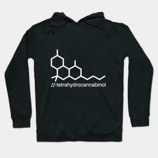 THC Molecule (white) Hoodie